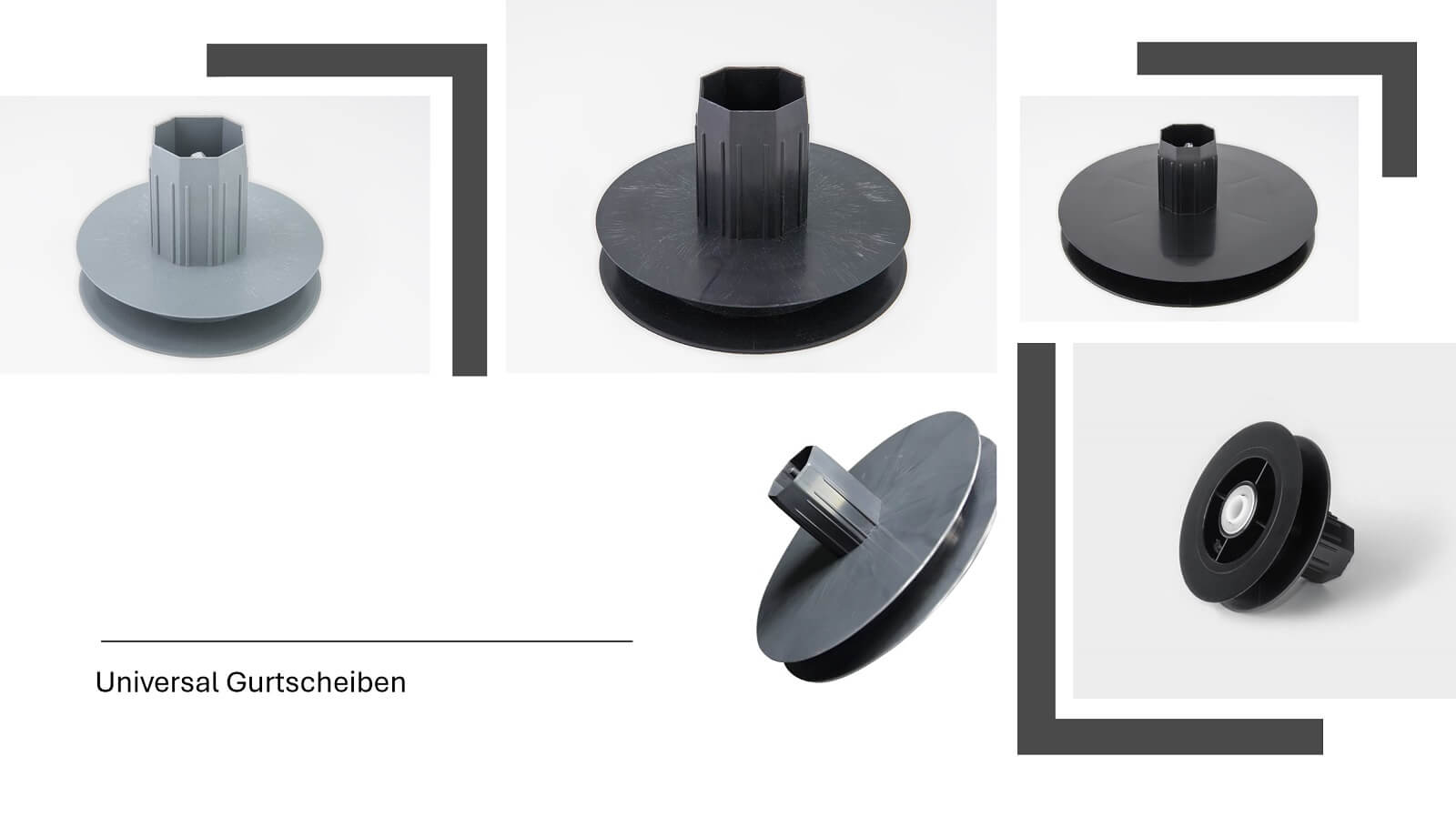 Universal Gurtscheiben für alle Standard Achtkannt Wellen