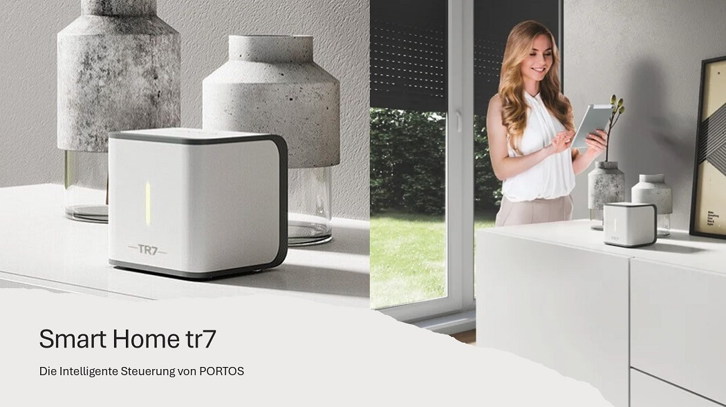 Portos Smarte tr7 Smart Home - Kewaro. Rollladen