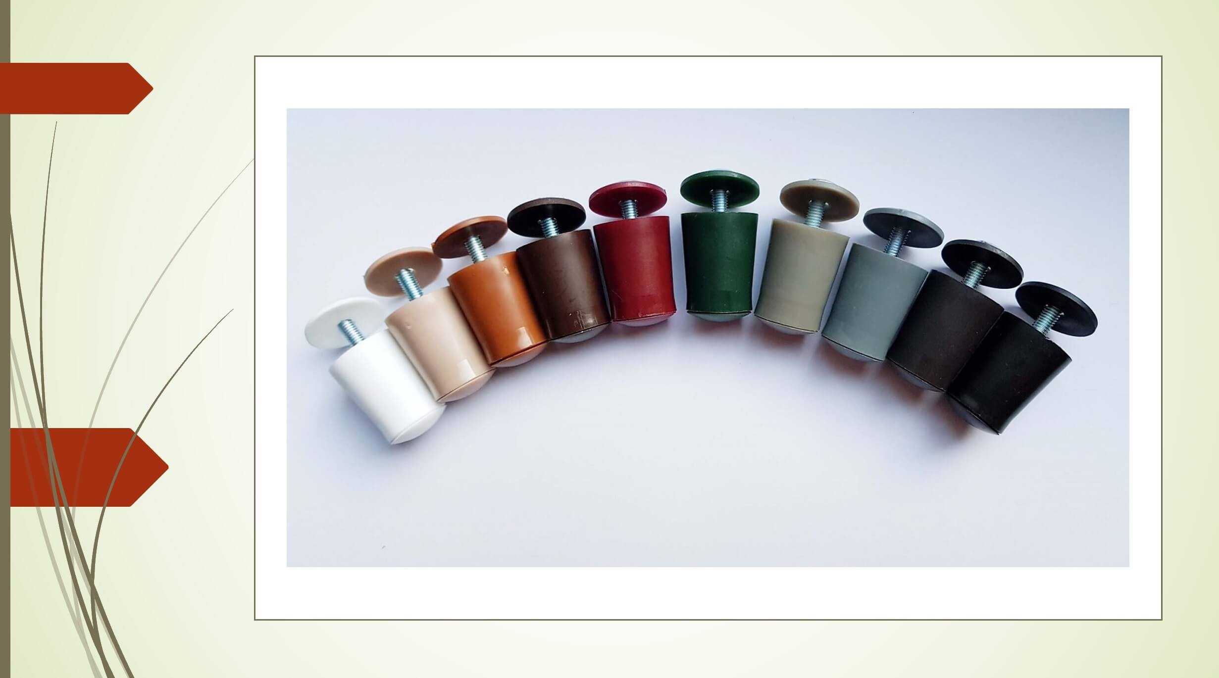 Rollladen-Anschlagstopper in verschiedenen Längen und Größen Rollladen-Anschlagstopper in verschiedenen Längen und Größen