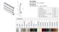 Preview: Rollladenstab Alu 45mm Farben