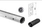 Preview: Stahlwellen Set 60 mm Achtkant