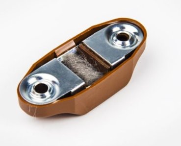 Rückseite der Gurtführung für 14 mm Gurtband