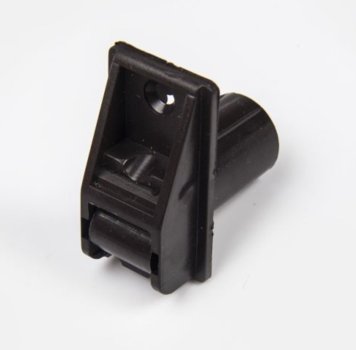 Gurtführung mit Steckleitrolle in Dunkelbraun