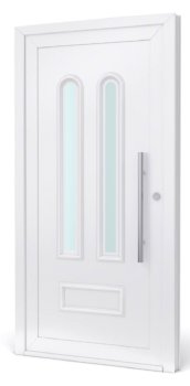 Türfüllung-Klassisch aus Kunststoff mit Verglasung VSG