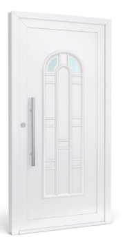 Klassische Haustür Einsatzfüllung mit Satinato Glas