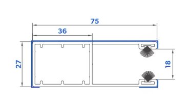 Rolltor Ersatz-Führungsschienen
