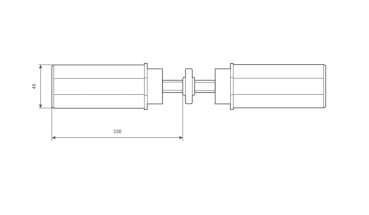 Doppel-Wellen-Bolzen SW60
