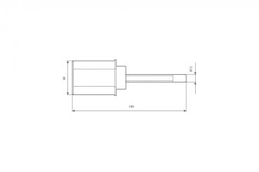 Getriebeanschluss-Kapsel Welle 60mm