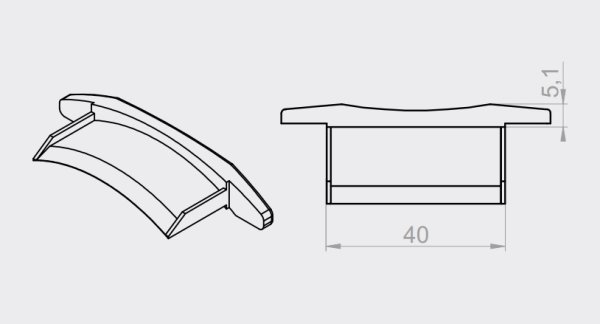 Arretierung Schwarz ALU 52 Panzer