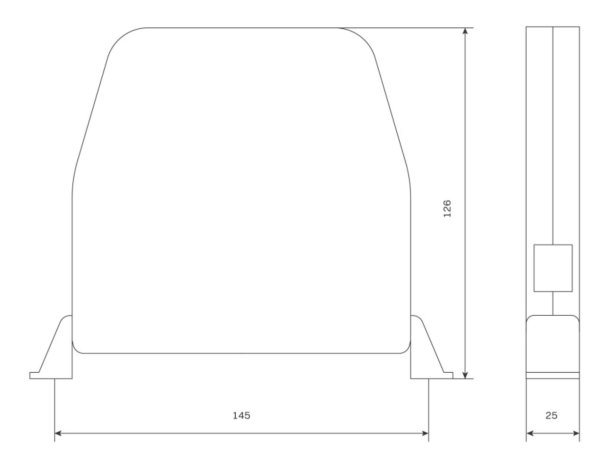 Mini-Wickler für Rollladen - Farbe Braun