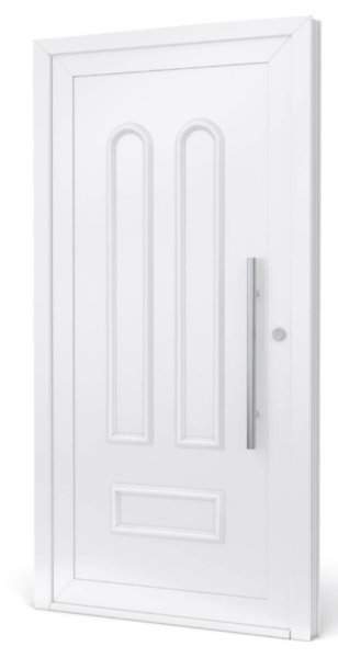 Klassische Haustürfüllung in Weiß oder 18 Farben