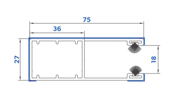 Rolltor Ersatz-Führungsschienen