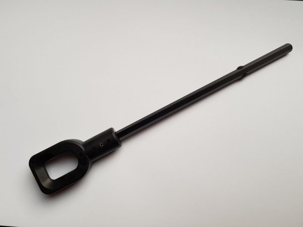 Öse mit 6-kant Stift für Nothandkurbel mit Haken