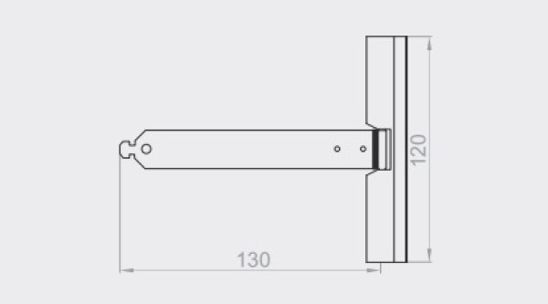 Aufhängefedern 120x130mm Rollladenbau 10Stk. Set
