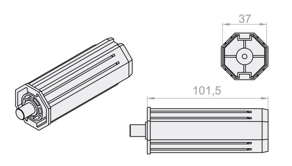 Info zu Walzenkapseln Welle 40 mm