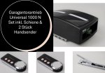 Garagentorantrieb Set Universal mit 2 Handsendern und Schiene